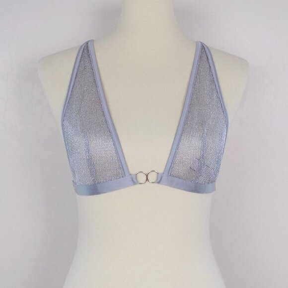 nwt VS metallic knit plunge bralette bra - Picture 1 of 9